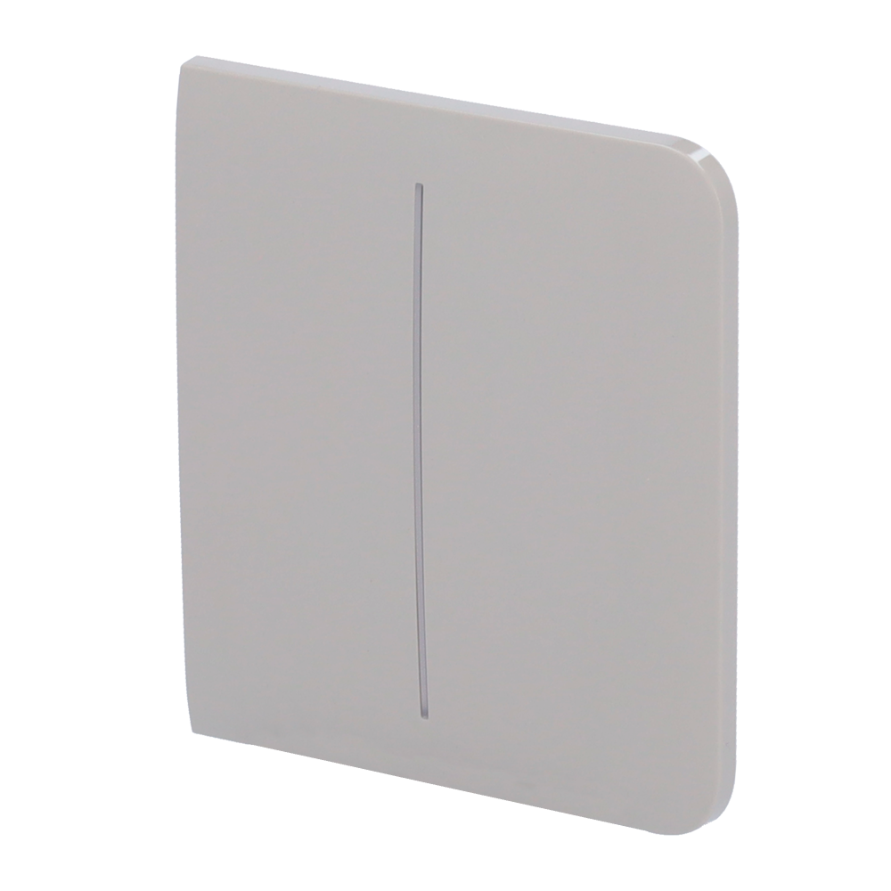 Ajax - LightSwitch SideButton - Pannello tattile per doppio interruttore della luce - Compatibile con AJ-LIGHTCORE-2G - Retroilluminazione a LED - Pannello tattile laterale senza contatto - Colore oliva