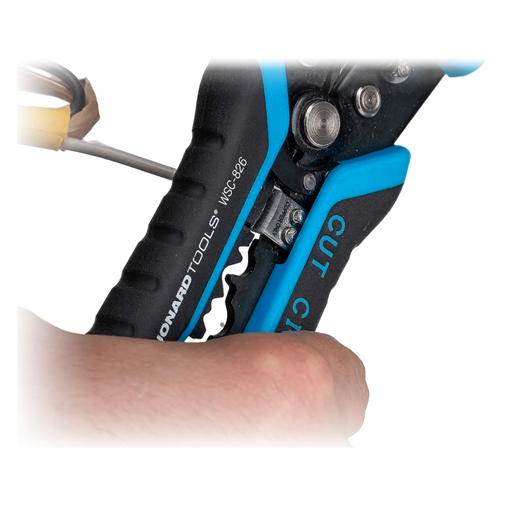 Pinza crimpatrice pelacavi  - Per 8 AWG-26 AWG - Crimpare terminali di 22 AWG-10 AWG - Facile da usare - Prezzo economico