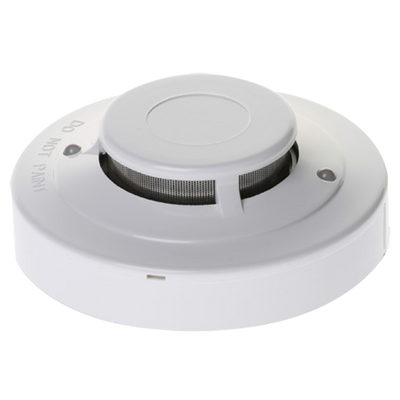 Detector de incendios térmico convencional - Certificado EN54 parte 5 - Alarma LED dual para visualización desde cualquier lugar - Fabricado en material ABS resistente al calor - No incluye base - Base intercambiable con toda la gama Wizmart