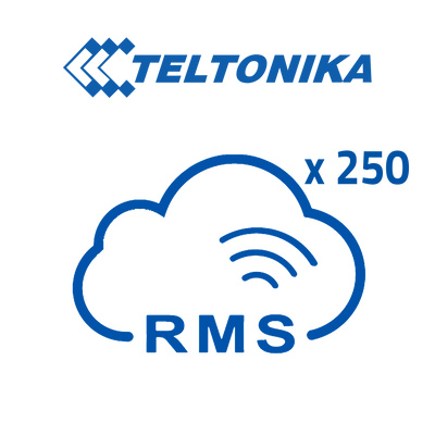 Licenze Piattaforma Teltonika RMS - Pack di 250 Licenze (Crediti) - Monitoraggio remoto Router Teltonika - Configurazione remota Router Teltonika - Gestione Telnet / SFTP / SSH / HTTP / HTTPS - 1 La licenza consente la gestione di 1 router per 1 mese