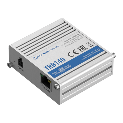 Teltonika Gateway 4G Industrial - 4G Cat 4 / 3G / 2G - RJ45 10/100/1000Mbps Ethernet port - Compact design - Micro USB connector