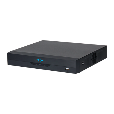 Grabador IP X-Security WizSense AI - 16 CH vídeo IP  - Resolución máxima grabación 12 Mpx - Ancho de banda 144 Mbps - Salida HDMI Full HD y VGA - Admite 1 disco duro