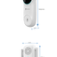 Ezviz WiFi IP video doorbell - 2Mpx camera / 160º vision - Audio / Internal buzzer included - PIR detection of people - Monitoring via app - Ezviz app and P2P connection