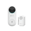 Ezviz WiFi IP video doorbell - 2Mpx camera / 160º vision - Audio / Internal buzzer included - PIR detection of people - Monitoring via app - Ezviz app and P2P connection