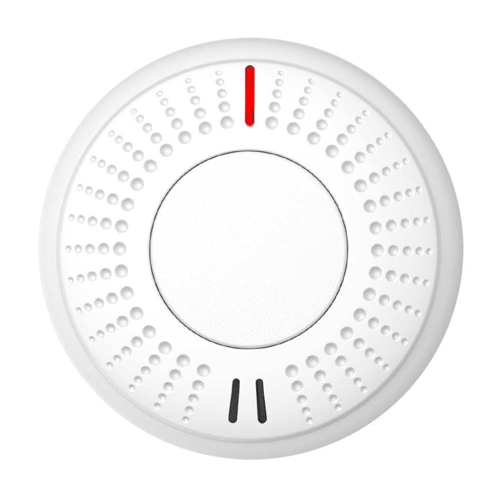 ANKA stand-alone smoke detector - Battery life 10 years - Alarm light - Audible alarm 85 dB at 3m - Test button - EN 14604:2005 certified