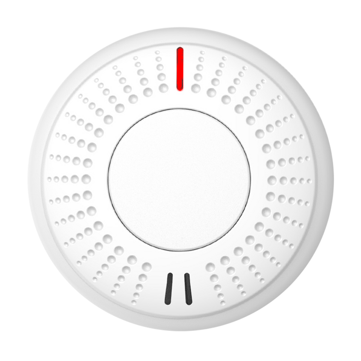 ANKA stand-alone smoke detector - Battery life 10 years - Alarm light - Audible alarm 85 dB at 3m - Test button - EN 14604:2005 certified
