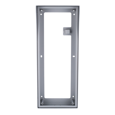 Supporto di superficie - Specifico per videocitofoni - Compatibile con XS-V2000E-M(X) - Triplo modulo - 373mm (Al) x 150mm (An) x 81mm (Fo) - Realizzato in acciaio / Richiede XS-VF003