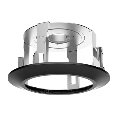 Roof mount camera support - For dome cameras - Indoor use - Black color - Aluminum alloy and ABS