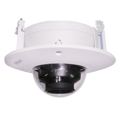 Stop support - For dome cameras - Suitable for outdoor use - Color white - Maximum load 1.5Kg - SECC and PC