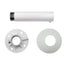 Roof bracket - Height 240 mm - Suitable for outdoors - White color - Compatible with XSECURITY - Cable entry