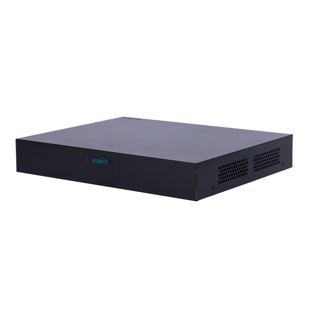 Videoregistratore 5n1 - Uniarch - 16 CH HDTVI / HDCVI / AHD / CVBS + 2 extra IP - Audio  - Supporta 1 hard disk fino a 6TB