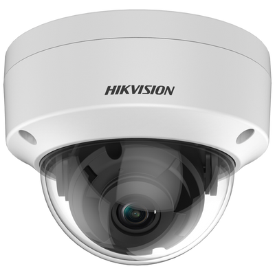 Hikvision - Range Value HDTVI Dome Camera - 5 Megapixel Resolution (2560x1944) - 2.8 mm Optics - Smart IR Range 20 m - Waterproof IP67, IK10 vandal resistant