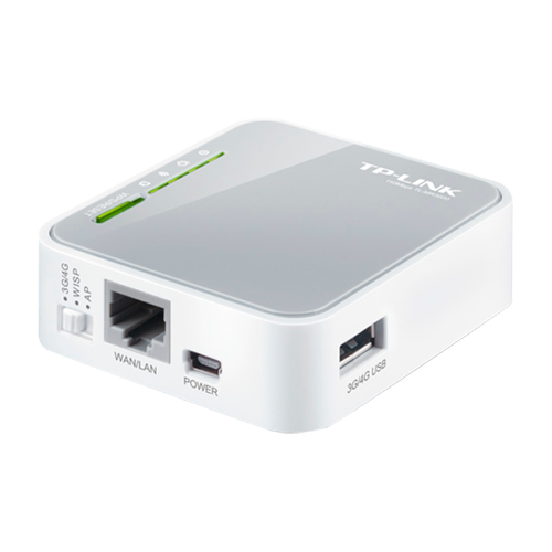 TP-LINK - Router Wi-Fi portatile 3G/4G - Conessione Ethernet, USB - Pezzi 3G/4G e Wifi - Collegare ad un dispositivo IP - 150 Mbps max