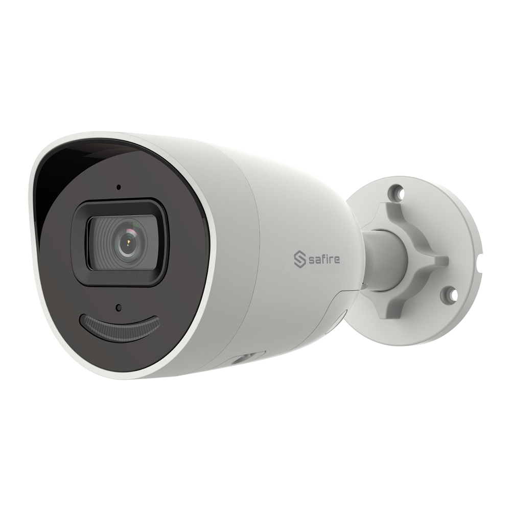 IP camera 4 Mpx - 1/4" Ultra Low Light sensor - H.265+ | 2.8 mm lens | WDR | IR 40 m - Microphone | Loudspeaker | Alarm | Light with deterrent function - Truesense2: Improved false alarm filter - Face Capture