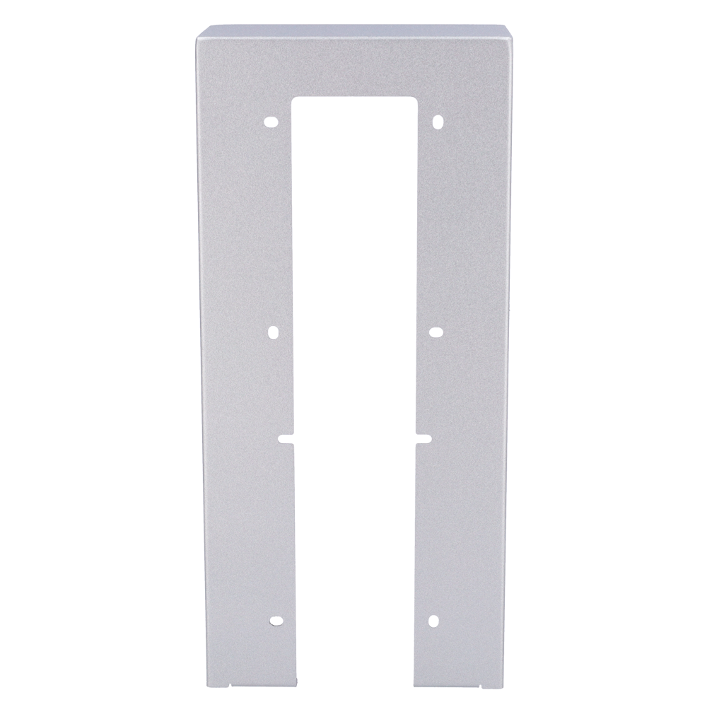 Video intercom cover - Specific for Akuvox AK-R27(8)A video intercoms - Dimensions: 287mm (Al) x 132mm (An) x 40mm (Fo) - Made of galvanized steel - Rain shield - Flush mounting