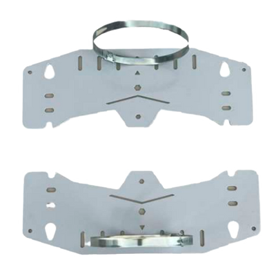 Pole and wall mounting - Diameter range 90-100 Ø - 2 pieces - Compatible with BOX-403017-IP65 and BOX-403022-IP65