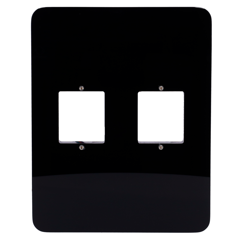 Tapa superior del torniquete - Integración de lectores de huellas dactilares - Apto para el torniquete ZK-MTS1000-PRO - Fabricada en acrílico - Diseño ligero y elegante - Fácil instalación