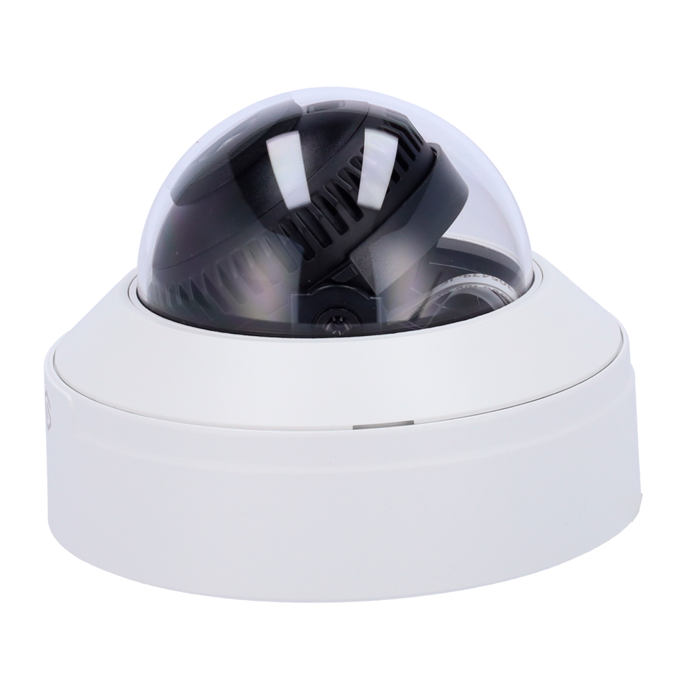 Safire Smart - Cámara Domo IP gama I2 AI Avanzado - Resolución 8 Megapíxel (3840x2160) - Lente 2.8 mm | Audio | IR 30m | MIC - AI Avanzado: Metadatos de vídeo y Detecc. Facial - Impermeabilidad IP67 &amp; IK10 | PoE (IEEE802.3af)