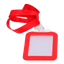 Tarjeta holder - Vertical arrangement - Protective plastic sheets - Made in silicone - Red color