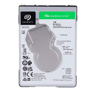 Hard Disk Seagate - Capacità 1 TB - Modello di 2.5" [%VAR%] - Interfaccia SATA 6 GB/s - Speciale per TVCC - Da solo o installato su DVR