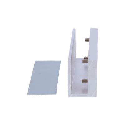Perfil en U para ventosas - Compatible con YF-180XX - Abre tanto exterior como interiormente - Para puertas de cristal sin marcar - Espesor de cristal entre 8-15 mm - Fabricado en duraluminio