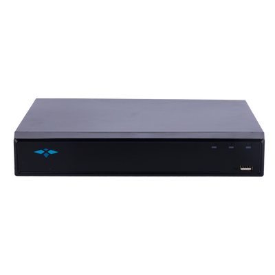 Videoregistratore IP X-Security WizSense AI - 4 CH video IP | 4 CH PoE - Risoluzione massima di registrazione 12 Mpx - Larghezza di banda 80 Mbps - Uscita HDMI Full HD e VGA - Ammette 1 hard disk