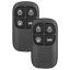 2 comandi multifunzione a distanza - Wireless - Armato, armato silenzioso e parziale - Non inserito - Pulsante SOS (anti-panico) - Indicatore LED