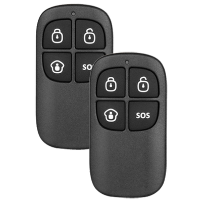 2 multifunction remote controls - Wireless - Armed, silent and partial arming - Not armed - SOS (anti-panic) button - LED indicator