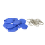 Clave TAG de proximidad - Identificación por radiofrecuencia - MF pasiva | Color azul claro - Frecuencia 13,56 MHz - Ligero y portátil - Máxima seguridad