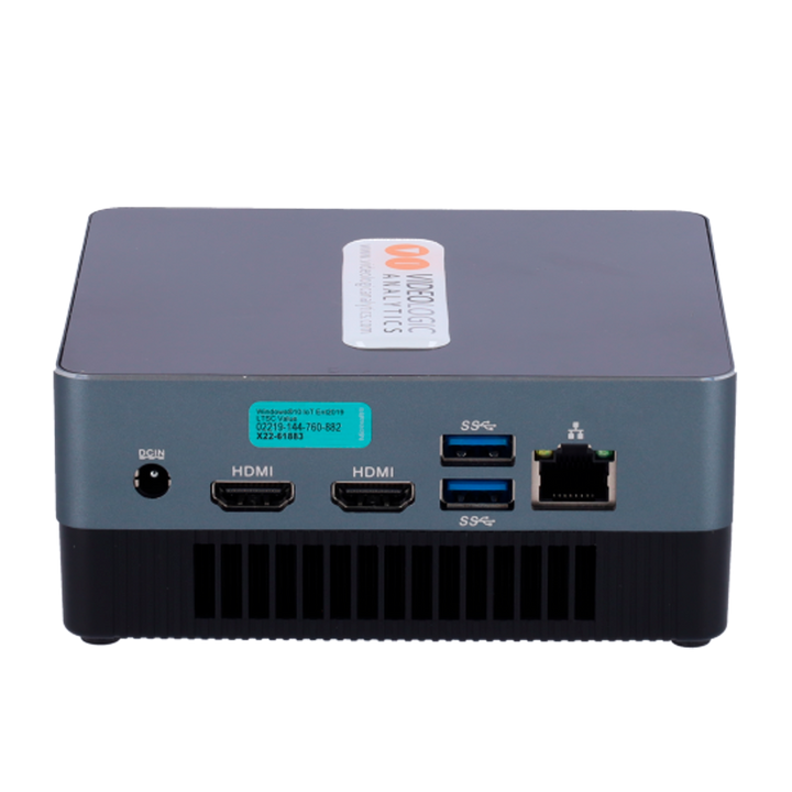 Server Videologic VLN-IA02 - Supporta fino a 4 canali IA - 256GB SSD hard disk - 2 licenze IA incluse - Modulo di segnale esterno 4 ingressi e 4 uscite - Risoluzione max VGA
