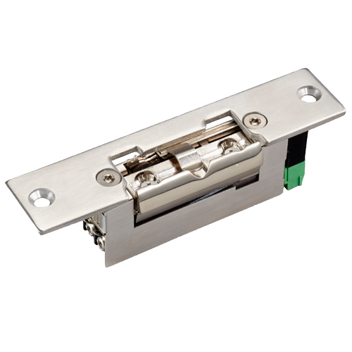 Apriporte elettrico - Per porta singola | Scrocco regolabile - Modalità di apertura Fail Secure (NO) | Segnale porta - Forza di tenuta 300 kg - Alimentazione DC 12V - Montaggio a incasso