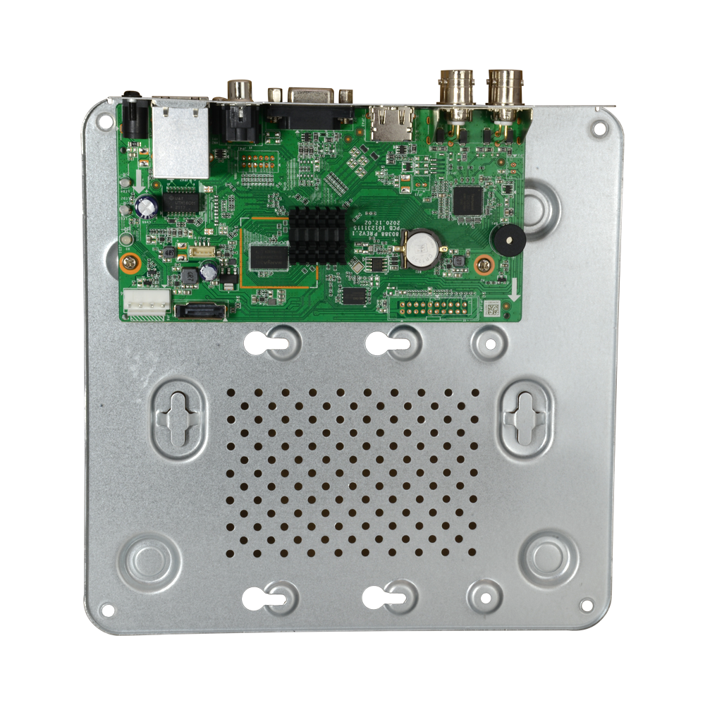Videograbador Safire H.265Pro+ 5n1 - Audio sobre cable coaxial - 4CH HDTVI/HDCVI/HDCVI/AHD/CVBS/CVBS/ 4+2 IP - 4Mpx Lite/1080p (12FPS) - Salida HDMI Full HD y VGA - Audio 1 CH / 1 disco duro