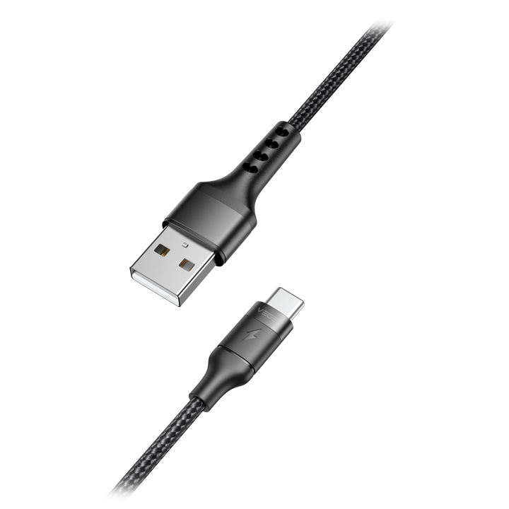 Veger - Cable USB  - USB-A a USB-C - Capacidad de carga 100 Max - Voltaje 5V5A - Longitud máxima 120cm