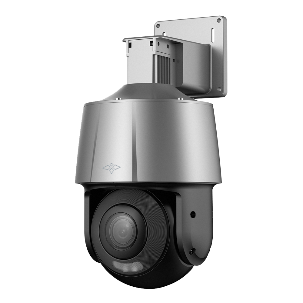 Cámara IP PTZ X-Security 4 Mpx Gama Lite - Velocidad Pan 80º/s Tilt 56º/s - 1/3” STARVIS CMOS - Compresión H.265+ / H.265 / H.264+ / H.264 - Lente 4 mm |  Full-Color - IP66 | Audio | Micrófono