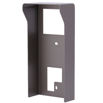 Cubierta para videoportero - Específica para Uniview UV-OEU-201x-HMK-W - Medidas: 179 (Al) x 84 (An) x 50 (Fo) mm - Fabricada en aleación de aluminio - Visera para lluvia - Montaje en superficie
