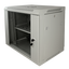 Wall-mounted rack cabinet - Up to 9U 19" rack - Up to 100 Kg load - With ventilation and cable management - Fan, tray and 6-socket power strip included - Supplied unassembled