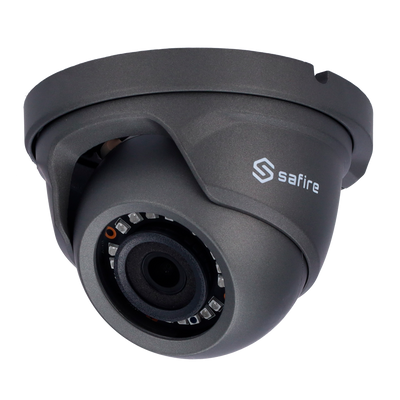 Home Camera Range 1080p ECO - 4 in 1 (HDTVI / HDCVI / AHD / CVBS) - 1/2.7" Brigates© BG0806 - 2.8 mm lens - SMD IR LEDs Range 20 m - Remote OSD menu from DVR / Color gray