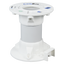 Roof bracket - Height 10 cm - Suitable for indoor and outdoor use - White color - Made of plastic