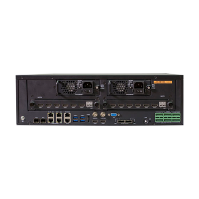 NVR para cámaras IP - Gama Pro - Vídeo 128 CH | 12 Mpx - Soporta 2 tarjetas decodificadoras - Ancho de banda 512 Mbps - Soporta 16 discos duros | REDADA