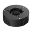 Junction box - For bullet or dome cameras - For outdoor use - Roof or wall installation - Cable gland - Black colour