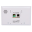 Kit videocitofonico da parete - Tecnologia a 2 fili &amp; WiFi | Postazione esterna e monitor - Audio bidirezionale Crystal Clear - Lettore EM/MF e NFC - 1 uscita relè | Manutenzione Cloud - Collegamento monitor e postazione esterna tramite Cloud - Innowatt