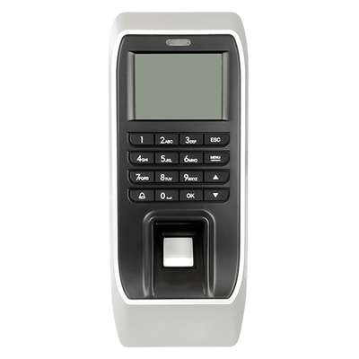 Hysoon standalone access control - Fingerprints and keyboard - 2,000 registrations / 160,000 logs - TCP/IP, RS485, and Wiegand 26 - Integrated controller - Free eTime software