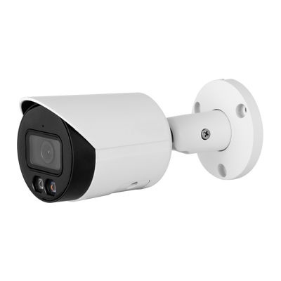 4 Megapixel Gamma Pro IP Bullet Camera - 1/3” Progressive Scan CMOS - H.265+/H.265/H.264+/H.264 Compression - 2.8 mm Lens / LED 30 m range - WDR | Integrated microphone - WEB, DSS/PSS, Smartphone and NVR