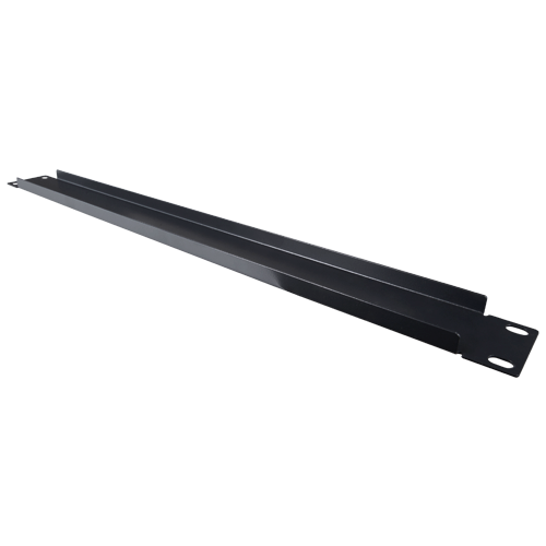 Blank panel for standard 19" rack - 1U format - Black colour