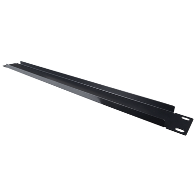 Blank panel for standard 19" rack - 1U format - Black colour