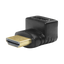 HDMI adapter - HDMI 1.3 - Angled 90° - HDMI type A male - HDMI type A female - Anti-corrosion connectors