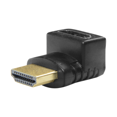 HDMI adapter - HDMI 1.3 - Angled 90° - HDMI type A male - HDMI type A female - Anti-corrosion connectors