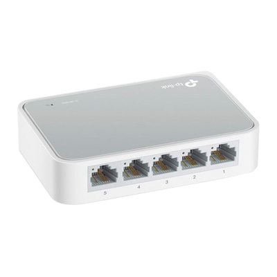 TP-LINK - Desktop Switch - 5 RJ45 Ports - 10/100 Mbps Speed ​​- Plug and Play - Energy Saving Technology
