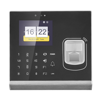 Control de Acceso y Presencia - Huellas, Tarjeta EM, teclado - 5.000 grabaciones / 100.000 registros - TCP/IP, USB, WiFi, Wiegand y Relay - Controlador integrado | Cámara de 2 Mp - Software Safire Control Center