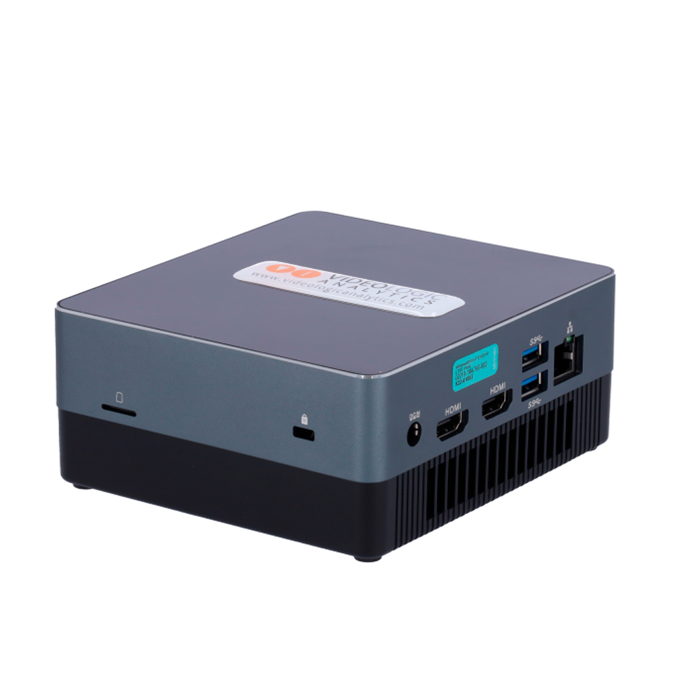 Server Videologic VLN-IA02 - Supporta fino a 4 canali IA - 256GB SSD hard disk - 2 licenze IA incluse - Modulo di segnale esterno 4 ingressi e 4 uscite - Risoluzione max VGA